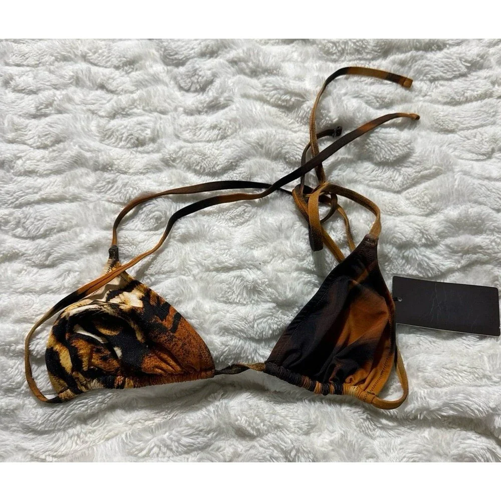 Skims x roberto cavalli Triangle Top